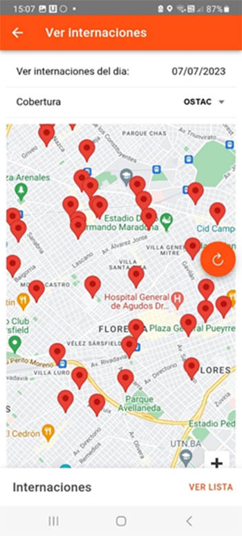 App internación domiciliaria